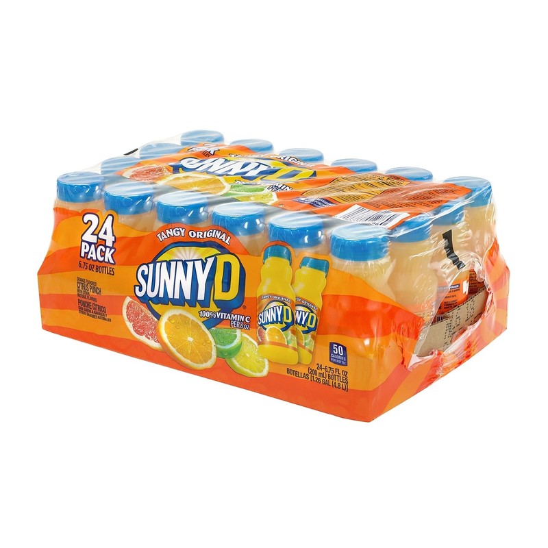 Sunny Delight Tangy Original Orange Flavored Citrus Punch, 6.75 oz.,