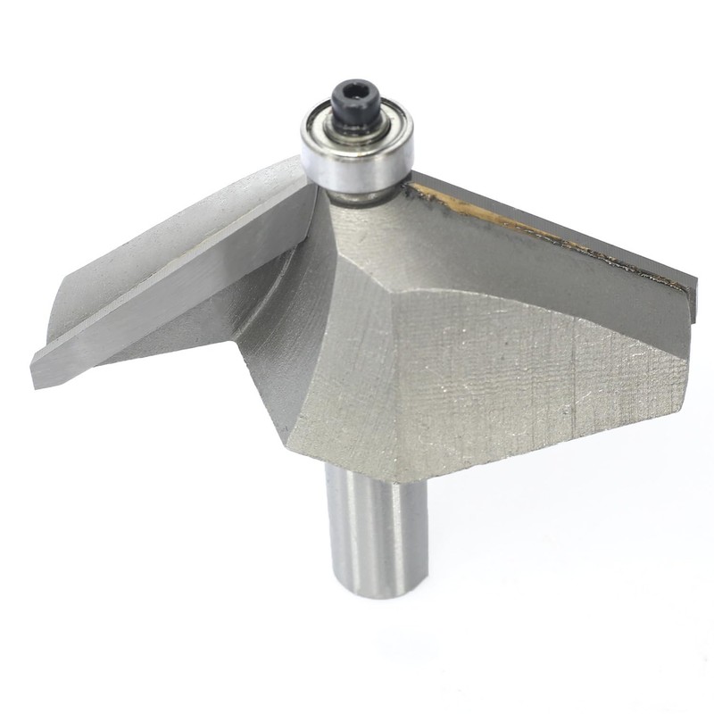 Akylin 60 Degree Extra Large Chamfer Router Bit,1/2" Shank,1-5/16" Cutting