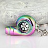 Maycom® Creative Sleeve Spinning Turbo Turbine Turbocharger Keychain Key Chain