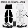KMF 5pcs Thicken Car Sun Shades for Hyundai Santa Cruz