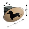GRAPHICS & MORE Dachshund Wiener Dog Oval Tow Trailer Hitch