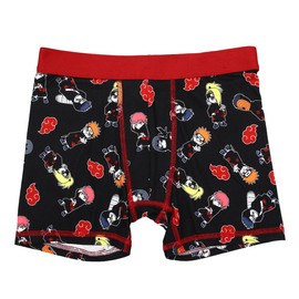 Naruto Shippuden Character Print Multipack Boys Boxer Briefs Underwear-Size-4 Multicolored