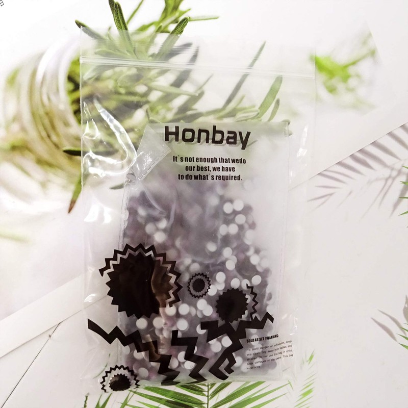 Honbay 1440PCS 5mm ss20 Sparkly Round Flatback Rhinestones Crystals, Non-Self-Adhesive