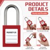 Landhoow 12 Set Lockout Tagout Locks and Keys Kit Loto