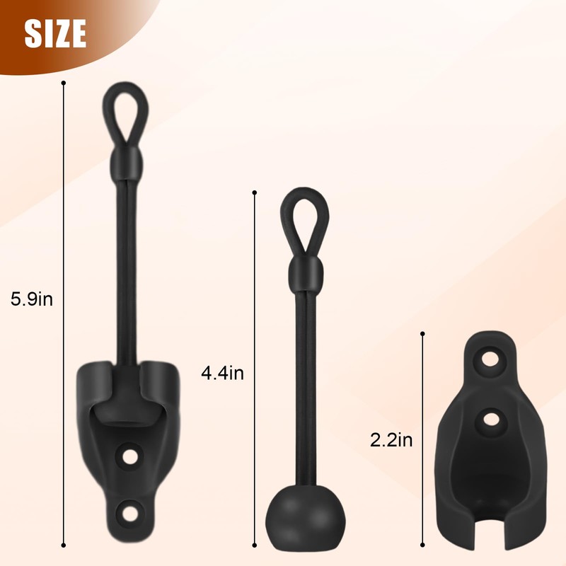 Seprochoo Sun Visor Parts Bungee kit and end Cover, Weather
