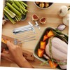 iplusmile Stainless Steel Meat Injector with Cleaning Brush Compact Turkey