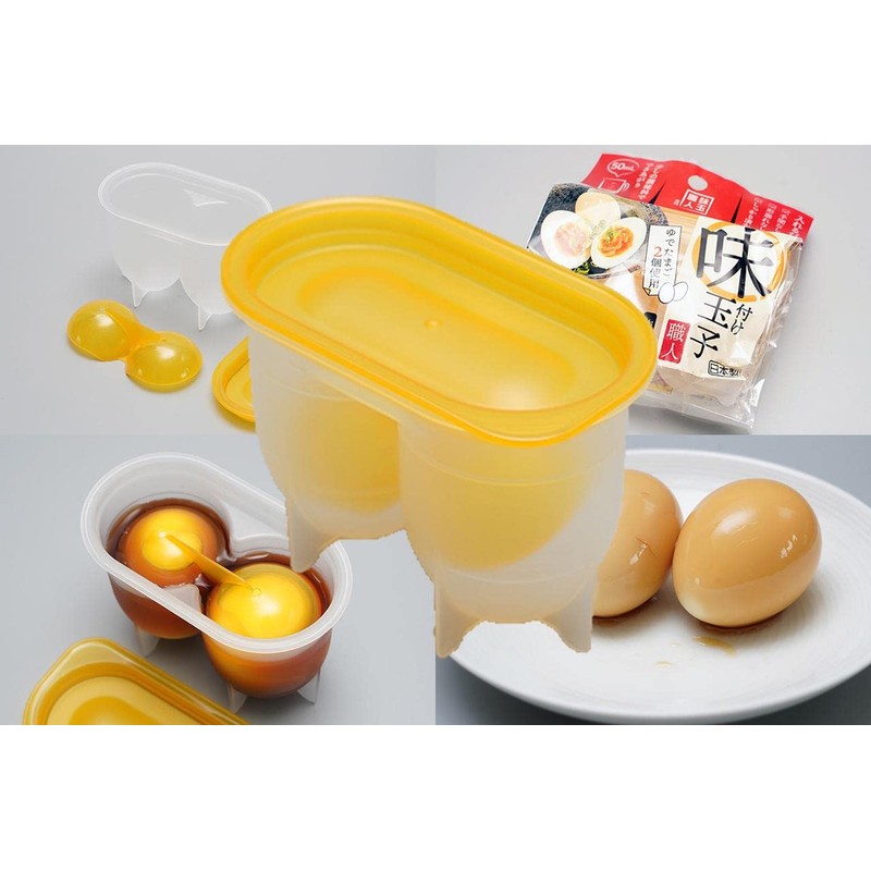Japanese seasoned egg maker soy sause 2eggs, Easy to make