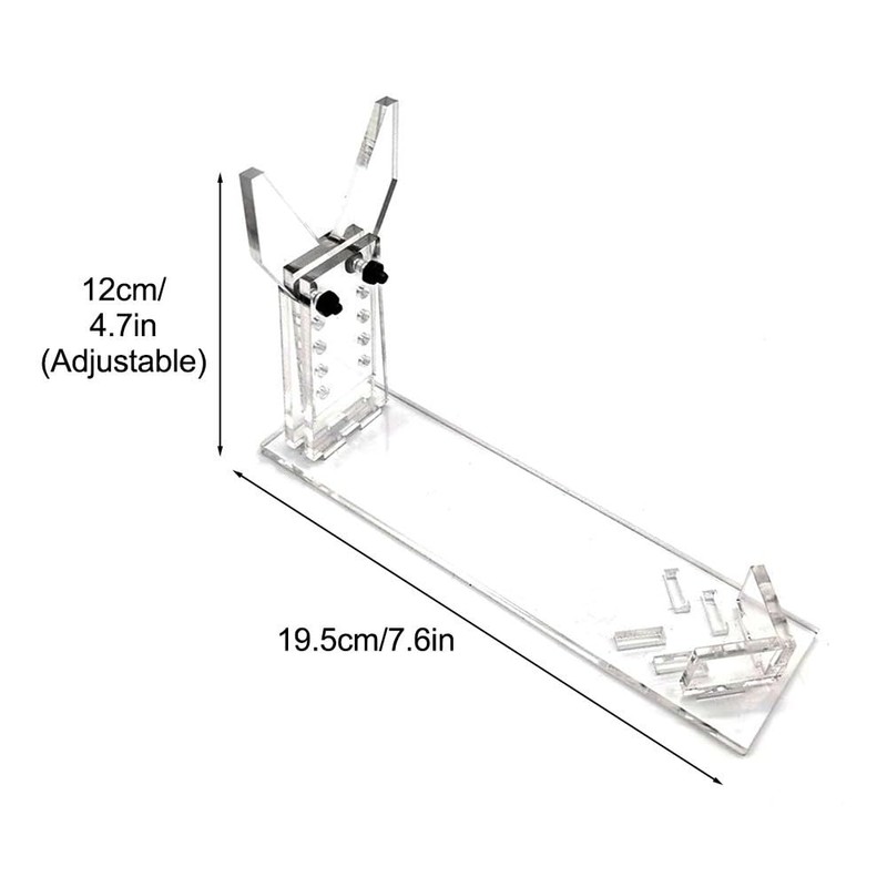 MiOYOOW Acrylic Weapon Display Weapon Stand Holder Decorative Stairs 5