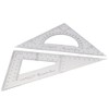 okhobby 2 Pack Triangle Ruler, Acrylic Scale Architectural Drawing Drafting
