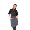 Zittro Medio Mandil/Delantal Chef (Negro con blanco, Mediano)
