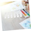 Operitacx Empty Paint Box 30pcs Paint Cups Lids Mini Containers
