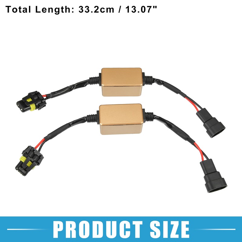 X AUTOHAUX LED Car Headlight Canbus Decoder C16 9006 9012