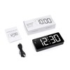 KeeKit 7 Inch Digital Alarm Clock with Bluetooth Sync Time,