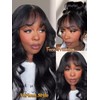 Julia Hair Bye Bye Knots Curtain Bangs Wig Glueless Fluffy