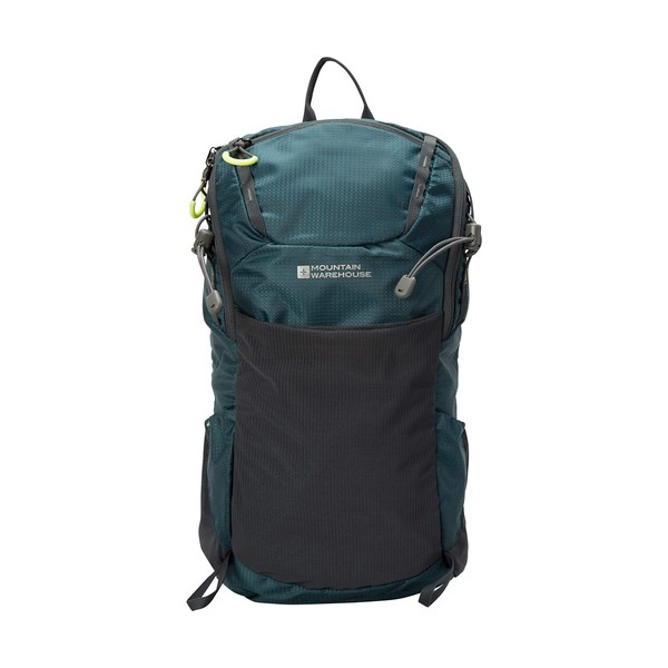 Mountain Warehouse Inca 18L Rucksack - Durable Travel Backpack Bag Petrol Blue