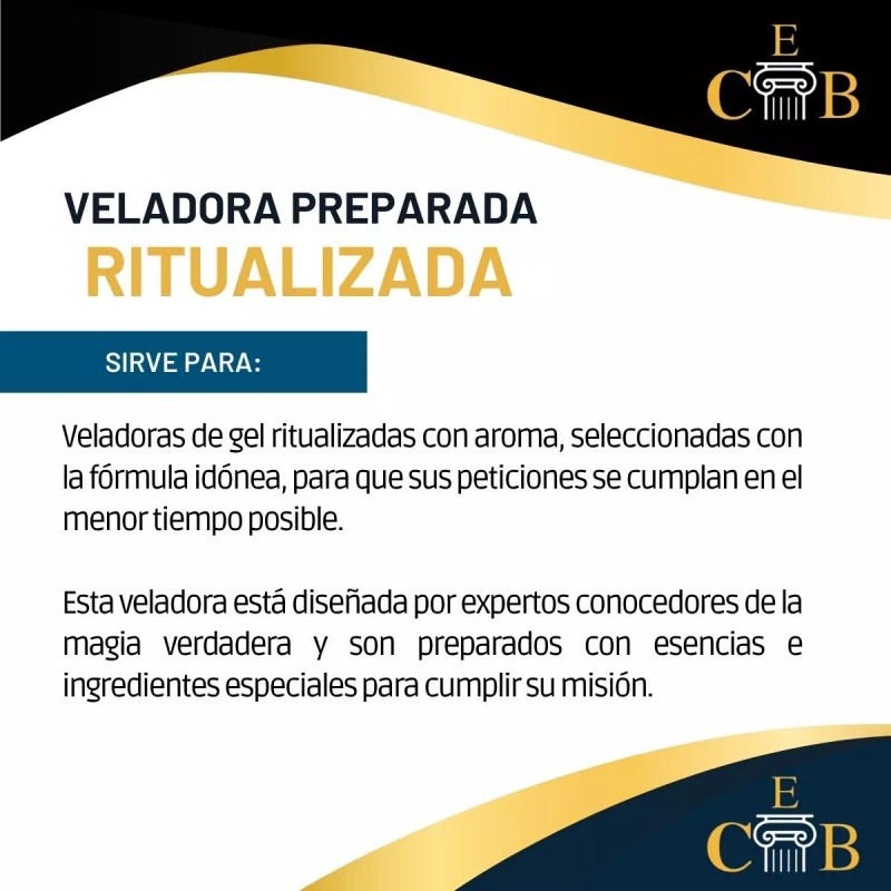 CEB 4 Veladoras Santa Muerte Negra De Gel Prep
