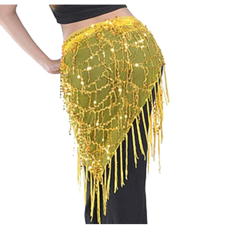 Lauthentic.S - Bufanda de cadera para mujer, con borlas de