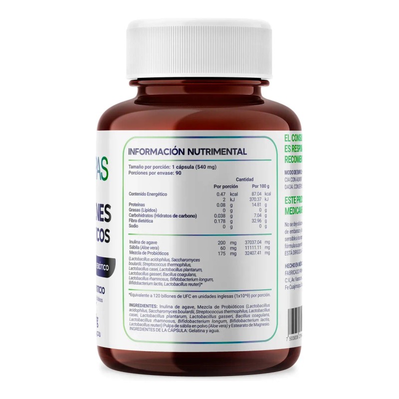 Probioticos Cepas 120 Billones Megabiotic Capsulas