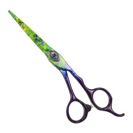 VOCOSTE Hair Scissors Hair Cutting Scissors Professional Barber Scissors Stainless Steel Razor 17.5cm Multicolor