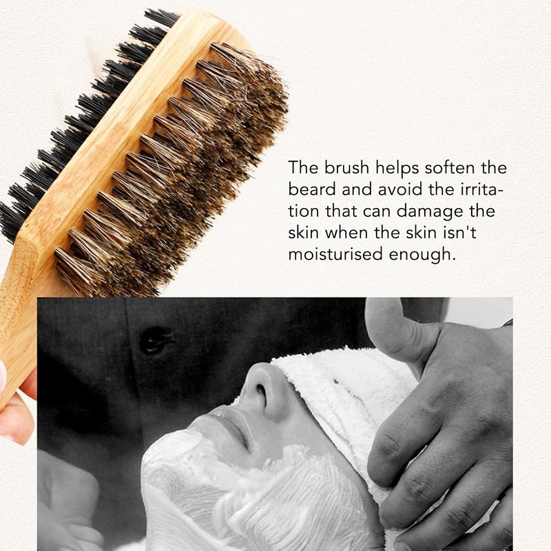 Cepillo de Barba Doble Cara Beufee – Control Ergonómico y