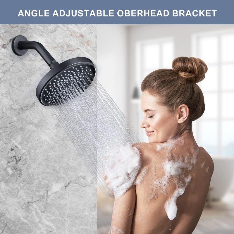 Shower Head High Pressure Rain, Luxury Bathroom Showerhead with Adjustable