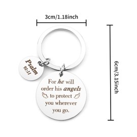 Christian Gifts for Women Faith Bible Gifts Christian Keychain Cross Keychain Christian Gifts for Men Christian Gifts for Women Bible Verse Keychain Bible Accessories for Men Gifts Under 10 Dollars