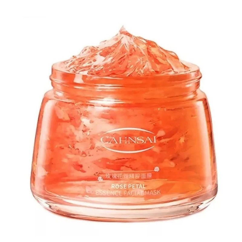 CAHNSAI Petalos De Rosa Mascarilla Humectante Aclarante Hidratacion