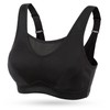 Wingslove Women's Sports Bra without Underwire, Non-Padded, High Impact Bustier