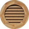 Ekena Millwork GVWRO14X1401RFUWR Round Gable Vent Gable Vent, 14"W x