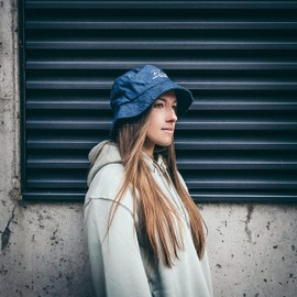 Blackskies® Eos Bucket Hat | Damen Herren Jeans Sonnenhut | Fischerhut aus Denimstoff Sommer Sommerhut für UrlaubDunkelblau Cap – Basecap Männer Frauen Unisex Streetwear Outdoor Freizeit