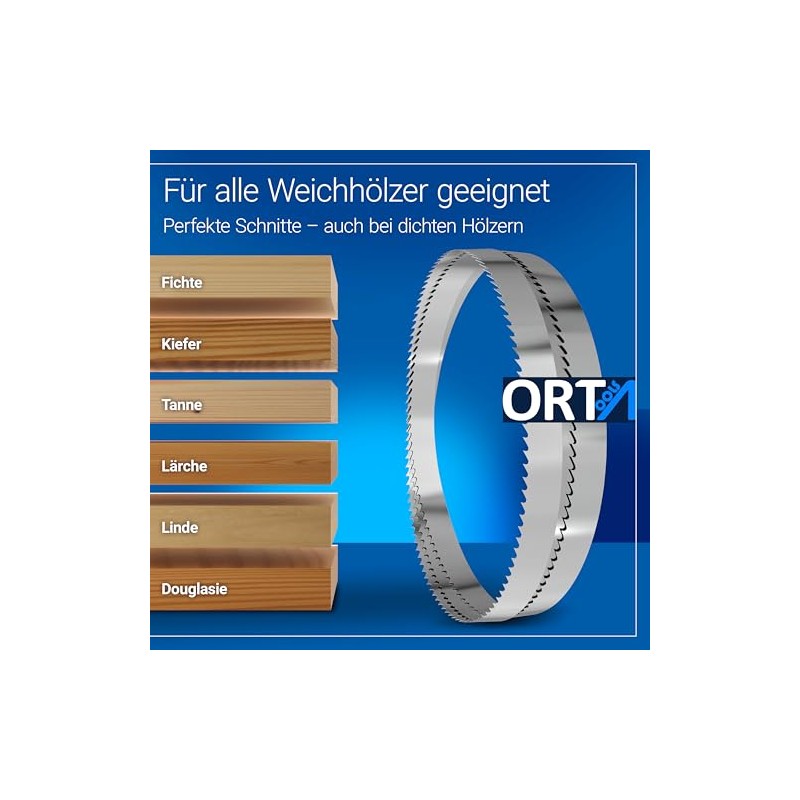 Orta Uddeholm Band Saw Blades 6mm Width Ideal for Working