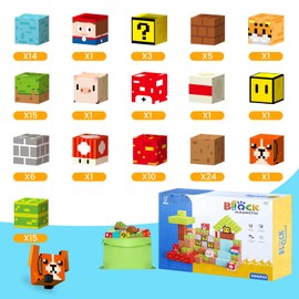 Doyran Magnetic Building Blocks, Pack of 100 Magnetic Building Blocks from 4 Years, STEM Montessori Toy, Building World Toy from 5 6 7 8 9 Boys Building Toy Sets Gifts for Children