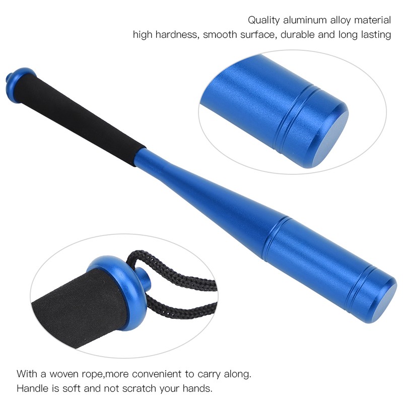Aluminum Alloy Fishing Hammer Knock Tool Fishing Bat with Soft