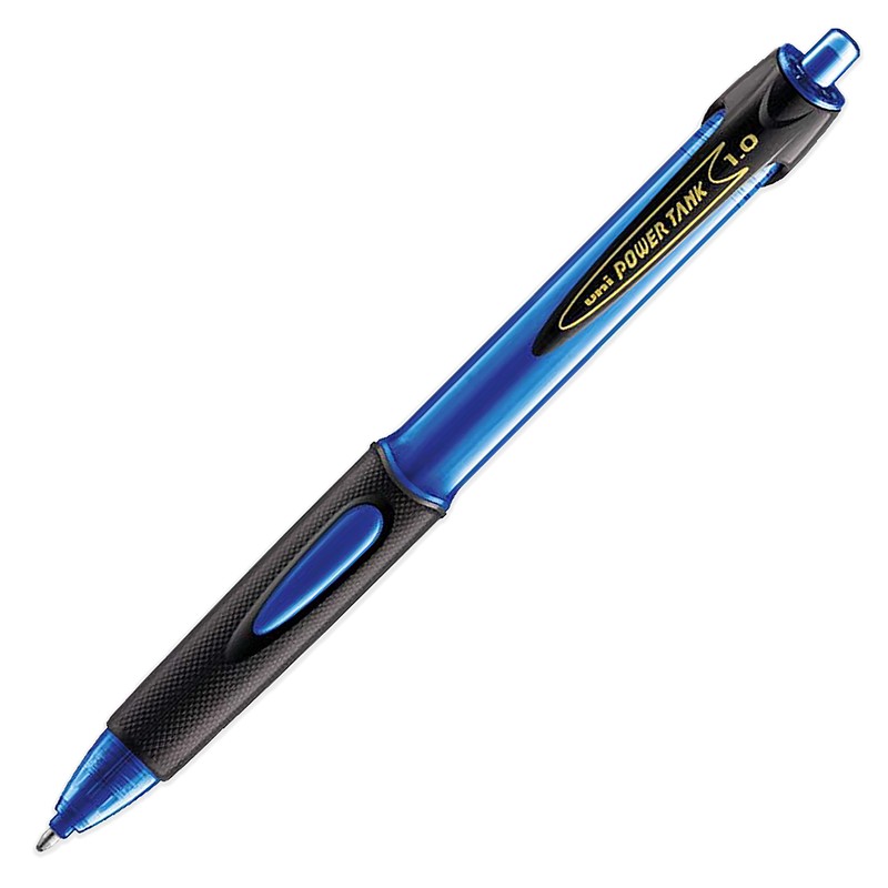 uni-ball SN-220 Power Tank Retractable Ballpoint Pen 1.0mm Black White