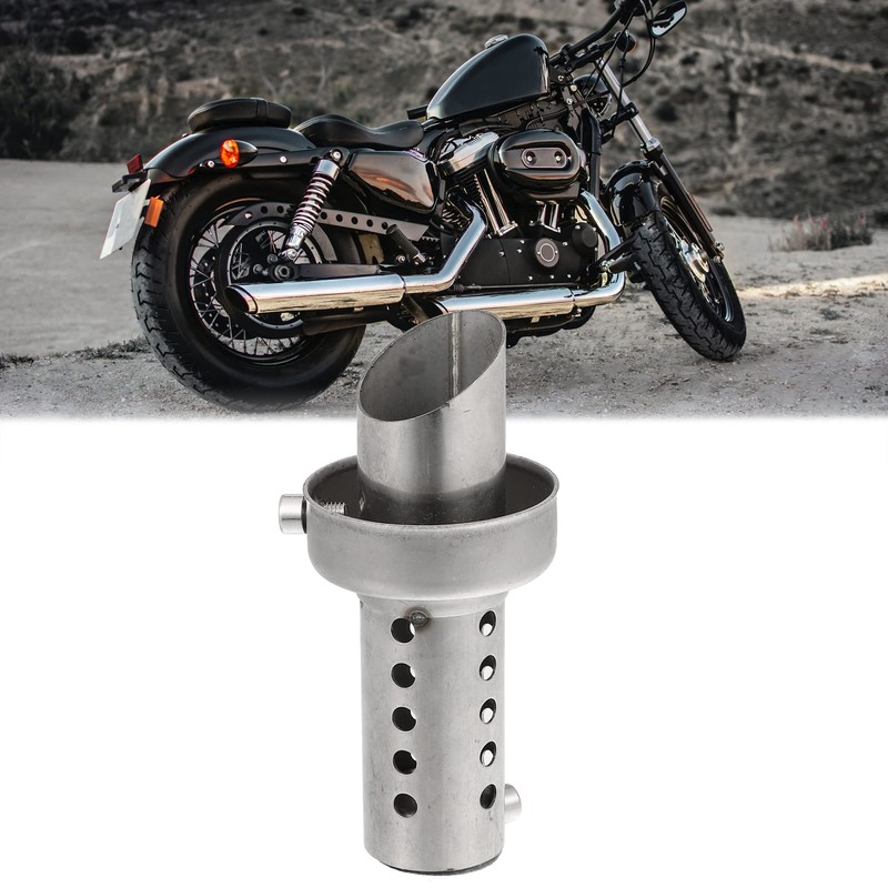 F FIERCE CYCLE Universal Motorcycle Exhaust Pipe Baffle Muffler Pipe