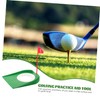 KOMBIUDA Regulation Size Golf Hole Cup Set 3 Putters for