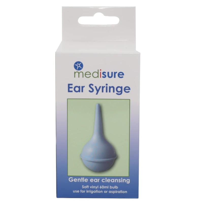 Ear Syringe Rubber Suction Ear Cleaning Wax Removal Gentle Ear