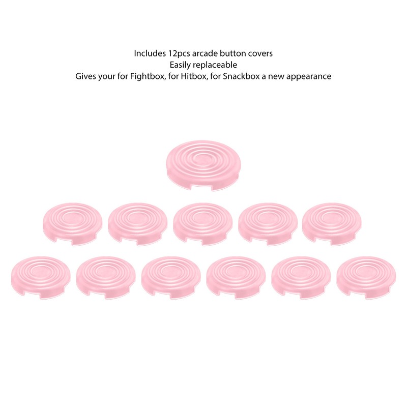 12pcs Arcade Button Cover 20.2mm 25.3mm Mechanical Push Button Cover