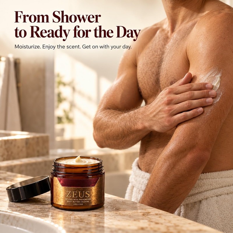 Zeus Body Butter Cologne For Men, Kingsire Body Butter Cologne,