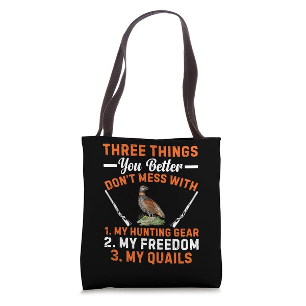 Quail Hunting Gear Bird Hunter Supplies Quail Hunter Tote Bag