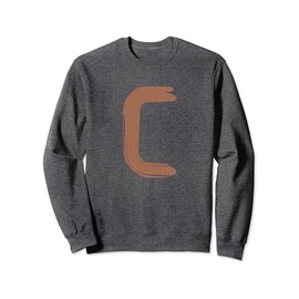 Creative Bold Leather Letter C - Design - Alphabet - Marker Sweatshirt