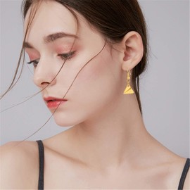 coadipress Tiny Paper Airplane Earrings for Women Unique Funny Gold Silver Plated School Origami Aircraft Alloy Earrings Jewelry (Gold)