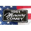 1961 Mercury Comet License plate tag 61 MERC sub compact