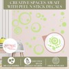 Key Lime Green Wall Vinyl Sticker Decal Circles, Bubbles, Dots