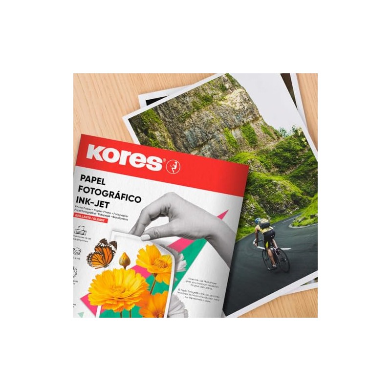 Papel Fotográfico Kores X 25 Hojas