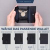 VON HEESEN Slim Wallet with XXL Coin Compartment and RFID