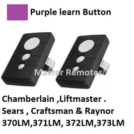 Raynor 2 For Chamberlain 373LM 3 Button Garage Door Opener Remote Control - 315MHz