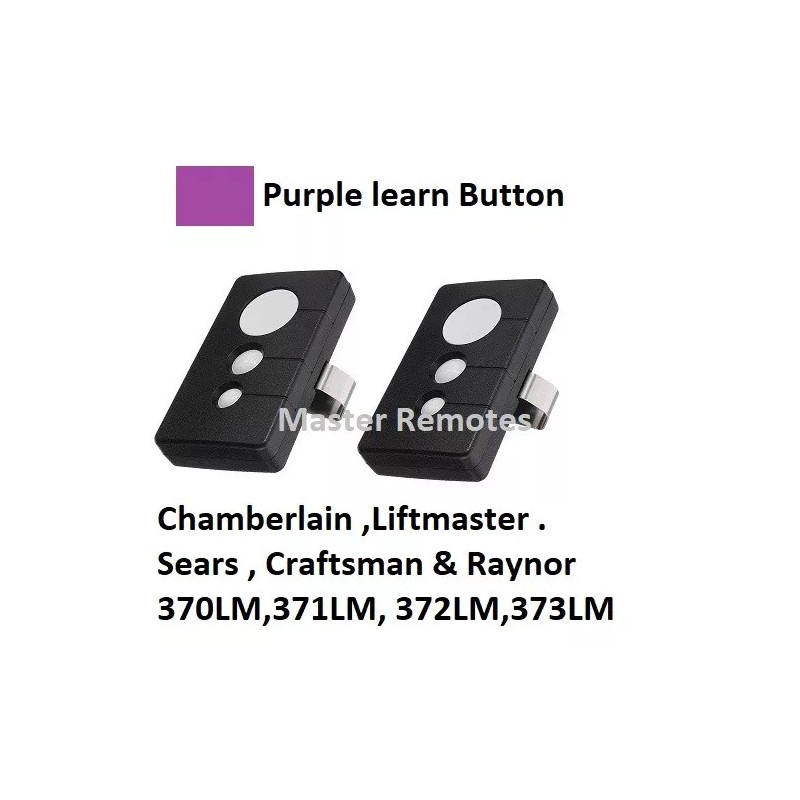 Raynor 2 For Chamberlain 373LM 3 Button Garage Door Opener