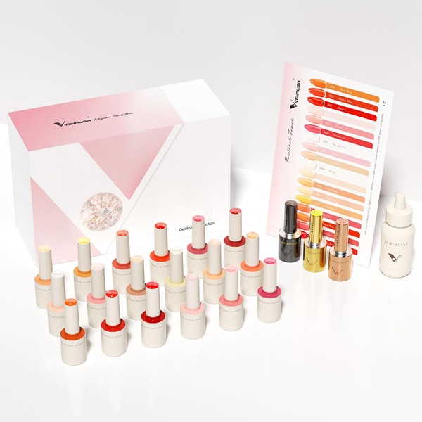 VENALISA V2 Gel Nail Polish Kit of 22 Pcs With