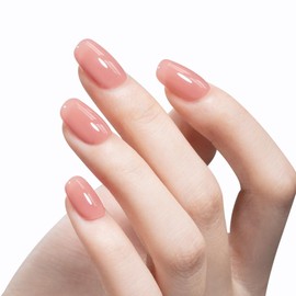 MAYCHAO 15ML Jelly Fruit Gel Nail Polish 1Pc Transparent Fruit Pink Gel Polish Soak Off UV LED Translucent Nail Polish Nail Art Starter Manicure Salon DIY at Home, 0.5 OZ